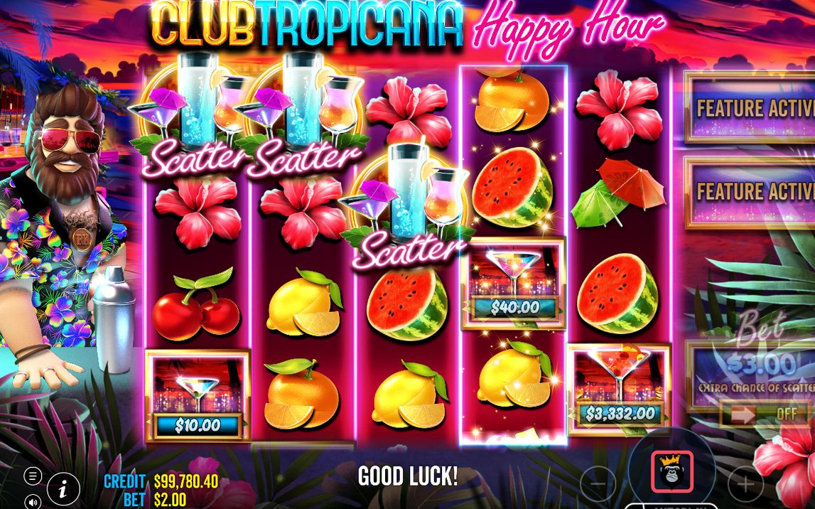 Freispiele mit WILD (Bartender) und MONEY Symbolen